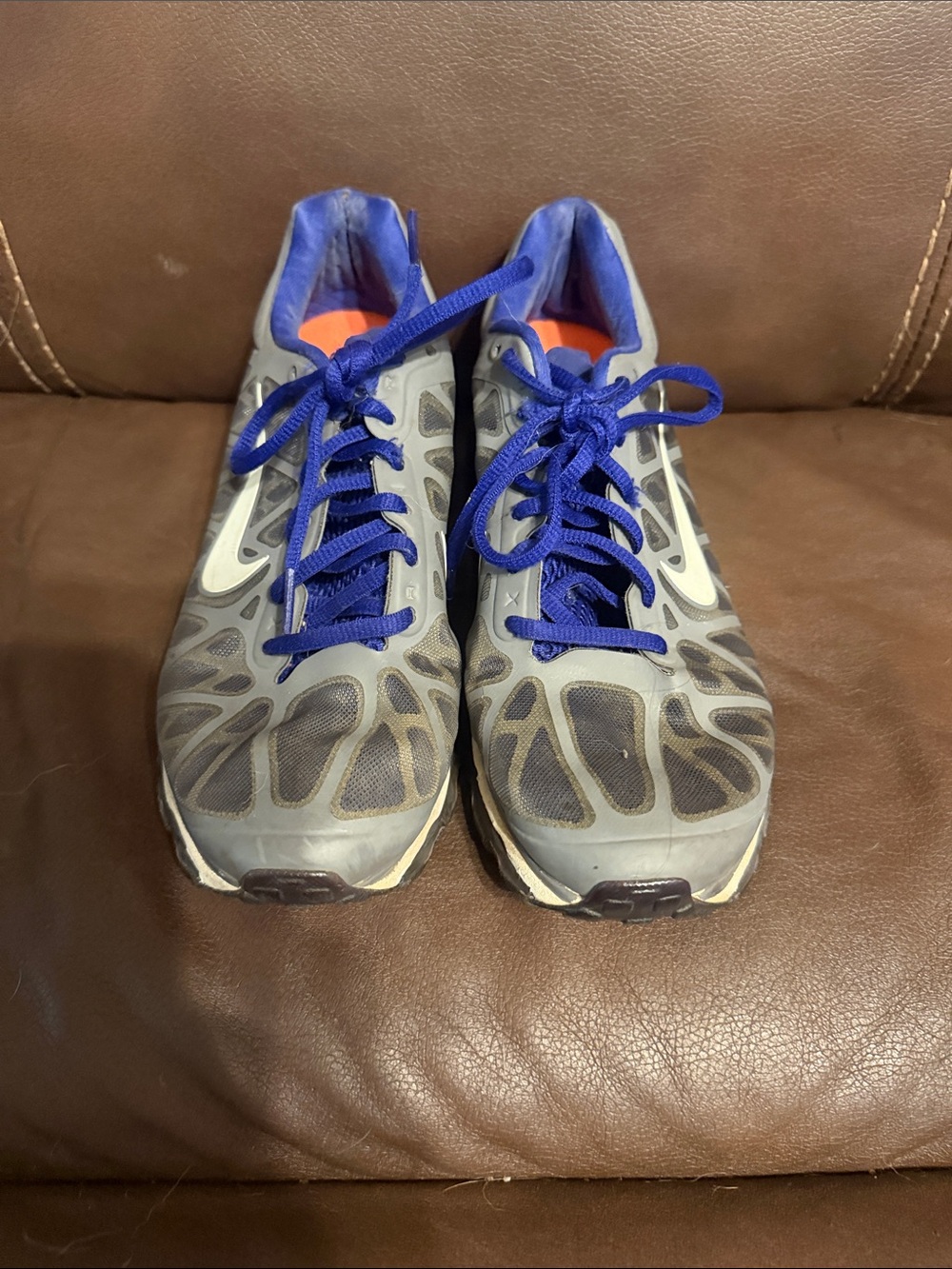 Nike Women’s Athletic Shoes Gray with Blue Accents